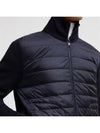 Padded Wool Cardigan Navy - MONCLER - BALAAN 5