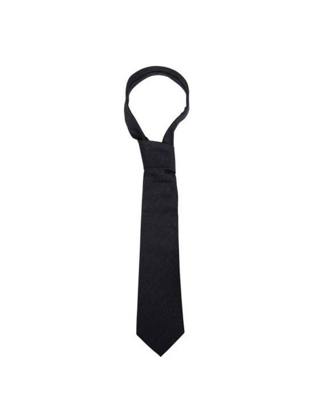 Tie 771097 Free BLACK LIGHT GRAY - SAINT LAURENT - BALAAN 1