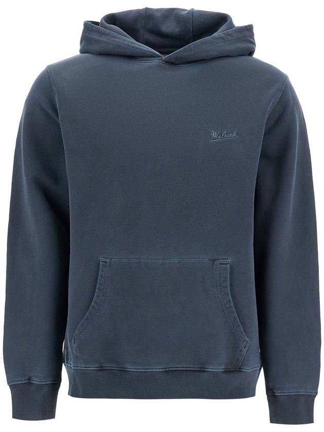 hooded sweatshirt with tie-d - WOOLRICH - BALAAN 1