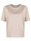 Logo Crew Neck Short Sleeve T-Shirt Titanium Grey - ACNE STUDIOS - BALAAN 2