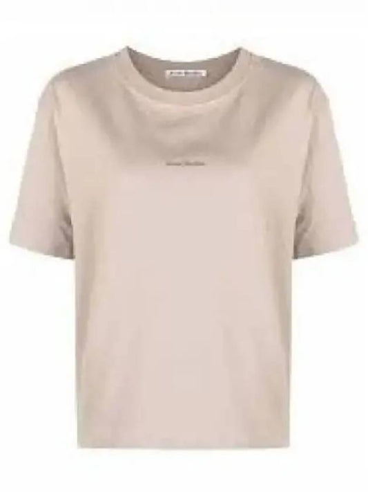 Logo Crew Neck Short Sleeve T-Shirt Titanium Grey - ACNE STUDIOS - BALAAN 2