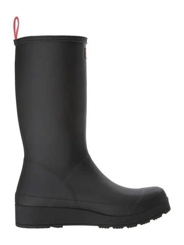 Original Play Insulated Shearling Rain Boots Black - HUNTER - BALAAN 1