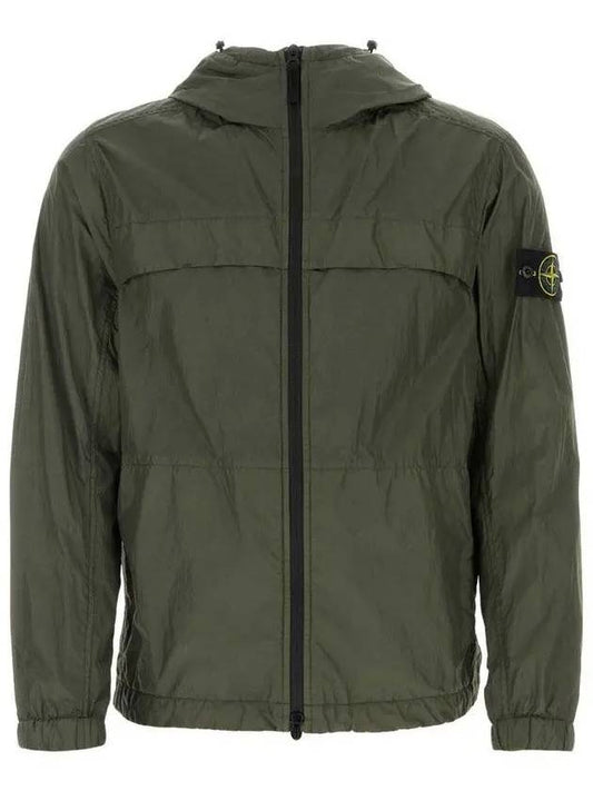 Crinkle Reps Hooded Jacket Dark Green - STONE ISLAND - BALAAN 2