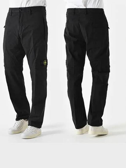 30710 Supima Pants Black - STONE ISLAND - BALAAN 2