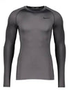 Pro Dri-Fit Swoosh Long Sleeve T-Shirt Grey - NIKE - BALAAN 2