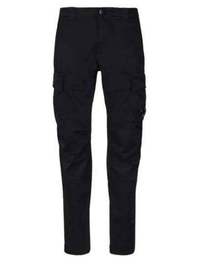 Lens Wappen Cargo Straight Pants Black - CP COMPANY - BALAAN 2