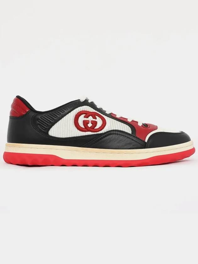 Mac80 Interlocking G Low Top Sneakers Red Black - GUCCI - BALAAN 4