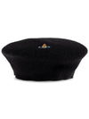 Vivienne Westwood Wool Beret Women s Black - VIVIENNE WESTWOOD - BALAAN 2