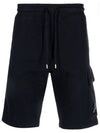 Lens Banding Cargo Shorts Black - CP COMPANY - BALAAN 3