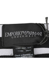 Striped Mega Logo Panties Black - EMPORIO ARMANI - BALAAN 10