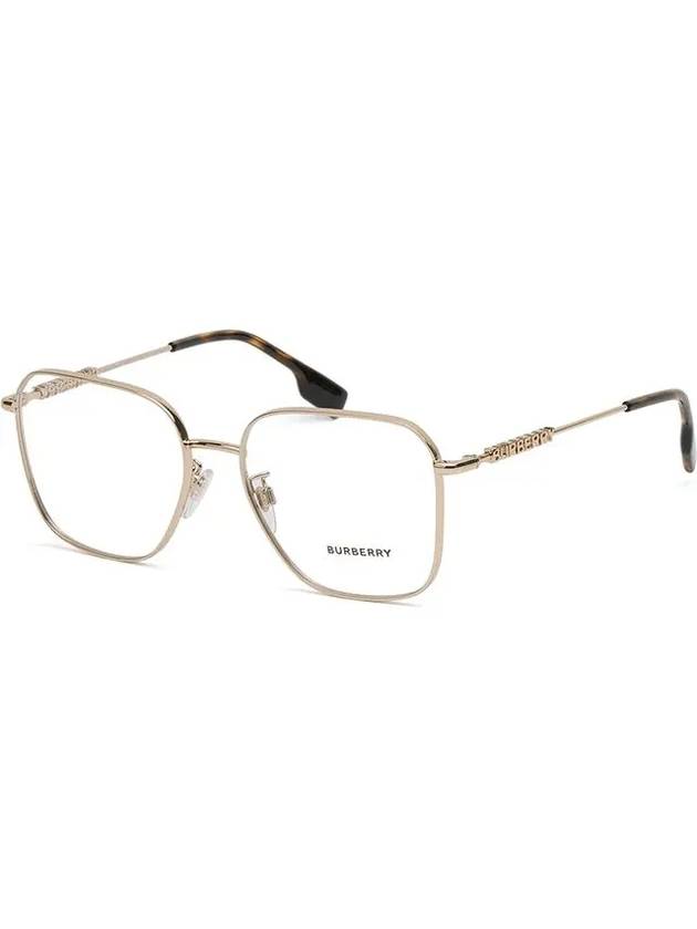 Glasses frame BE1382D 1109 metal square Asian fit gold - BURBERRY - BALAAN 7