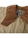 Diamond Quilted Thermoregulated Barn Jacket Honey - BURBERRY - BALAAN 9