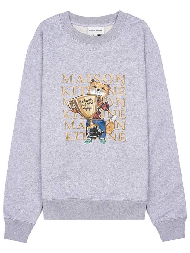 Maison Kitsune Men's Fox Champion Sweatshirt LM00311KM0001 LGM - MAISON KITSUNE - BALAAN 9