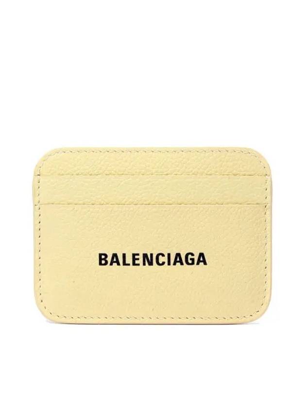 Cash Card Wallet Light Yellow - BALENCIAGA - BALAAN 1