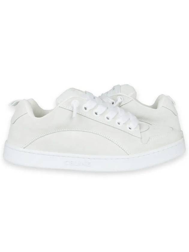 Men's Huntington Lace Up Low Top Sneakers White - CELINE - BALAAN 2