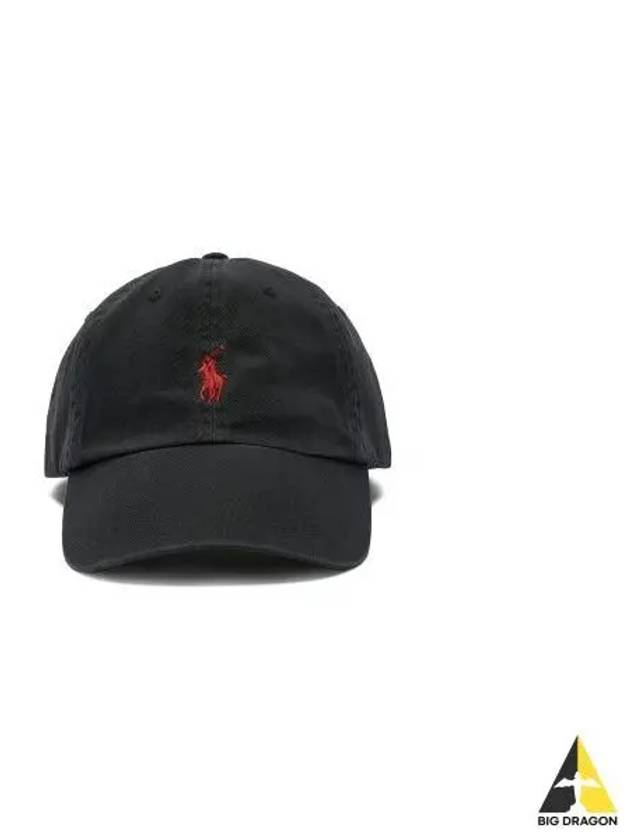 Polo Chino Baseball Cap RL Black - POLO RALPH LAUREN - BALAAN 1