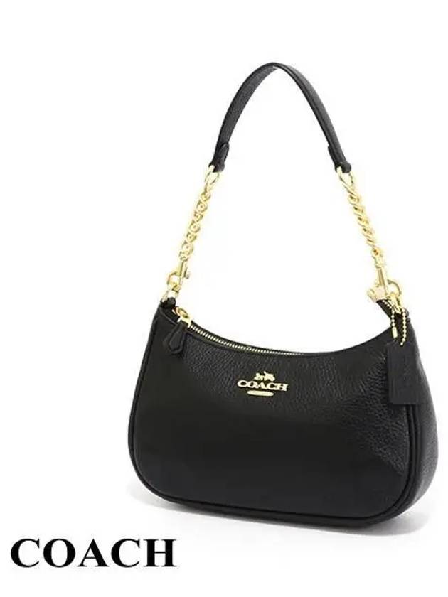 gold terry shoulder bag black - COACH - BALAAN 3