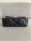 Medium 19 Handbag Lambskin Cross Bag Black - CHANEL - BALAAN.