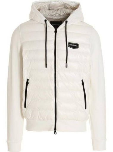 Down Knit Jacket White - DUVETICA - BALAAN 1