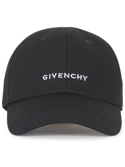 4G Logo Twill Ball Cap Black - GIVENCHY - BALAAN 2