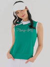 color combination collar sleeveless t-shirt TWTYM6162 804 - TAYLORMADE - BALAAN 10