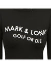 Golf Wear Women s Long Sleeve T Shirt MLW 3C AU01 BLACK - MARK & LONA - BALAAN 9