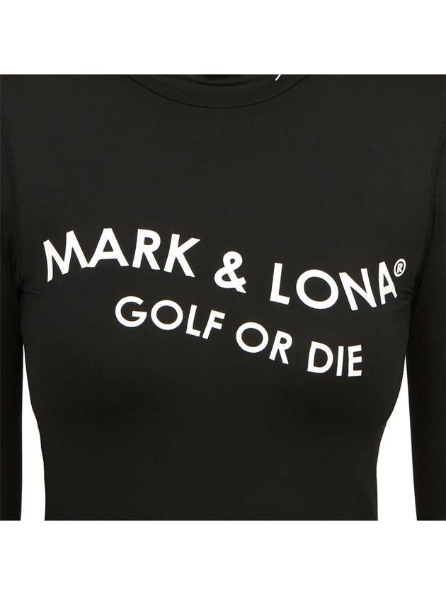 Golf Wear Women s Long Sleeve T Shirt MLW 3C AU01 BLACK - MARK & LONA - BALAAN 9