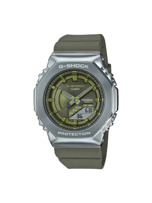 Analog Digital 2100 Metal Covered Series Watch Green - G-SHOCK - BALAAN 1