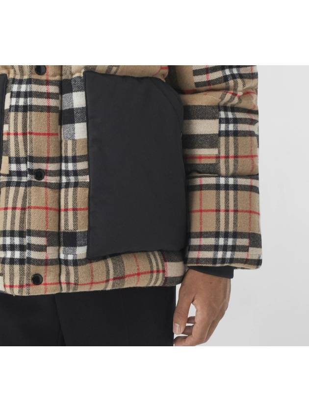 Vintage check wool down padding 8047498 - BURBERRY - BALAAN 7