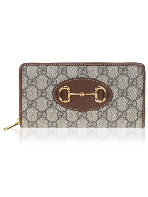 GG Supreme Horsebit 1955 Zip Around Long Wallet Brown - GUCCI - BALAAN 2