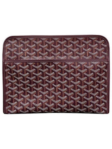 Jouvence GM Clutch Bag Burgundy - GOYARD - BALAAN 1