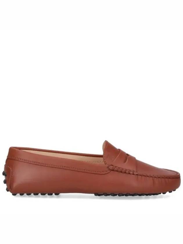 Gommino Leather Moccasin Loafers Brown - TOD'S - BALAAN 2