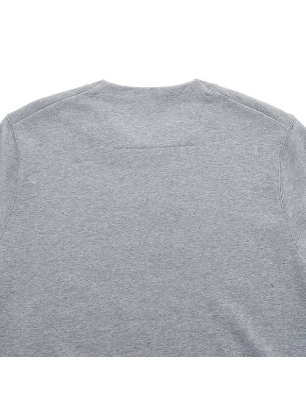 Diagonal Fleece Tonal Logo Sweatshirt Grey - CP COMPANY - BALAAN 8