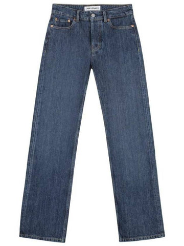 Denim Straight Pants W2245LD DeepBluechaintwill BLUE - OUR LEGACY - BALAAN 1