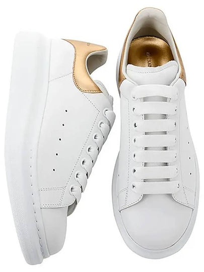 Oversole Gold Tab Low Top Sneakers White - ALEXANDER MCQUEEN - BALAAN 2