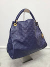 Navy Monogram Empreinte Atchi Shoulder Bag MM - LOUIS VUITTON - BALAAN 3