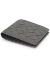 Intrecciato Bifold Half Wallet Graphite - BOTTEGA VENETA - BALAAN 4