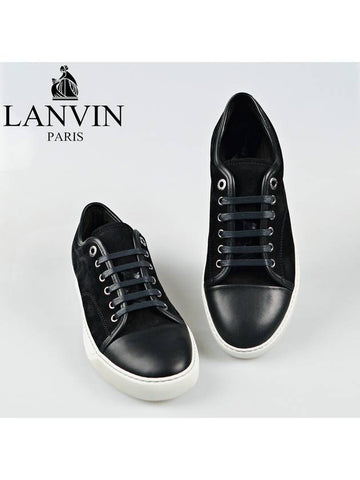 16SS Men's Matte Velor Black - LANVIN - BALAAN 1