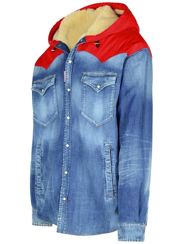 DSQUARED2 Blue Cotton Jacket - DSQUARED2 - BALAAN 2