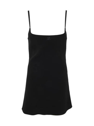 Short Dress 223CR0236VI0013 9999 BLACK - COURREGES - BALAAN 1