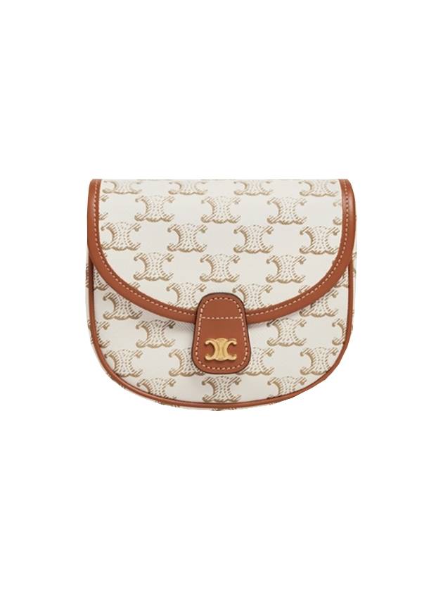 Triomphe Besace Mini Cross Bag White - CELINE - BALAAN 2