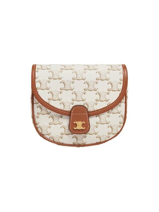 Triomphe Besace Mini Cross Bag White - CELINE - BALAAN 2