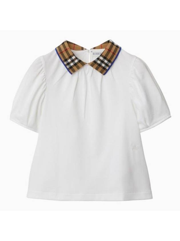 24SS Kids T-Shirt 8073164152081 White - BURBERRY - BALAAN 1