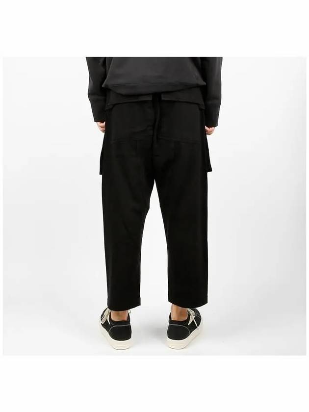 DU02D2371 RIG 09 Dark Shadow Porterville Creech Drawstring Jersey Pants - RICK OWENS - BALAAN 4