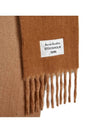 Logo Patch Fringe Muffler Brown - ACNE STUDIOS - BALAAN 6