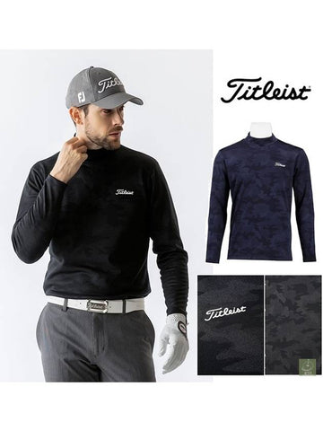 Men s golf wear navy domestic delivery TWMC2103 long sleeve t shirt cost reduction - TITLEIST - BALAAN 1