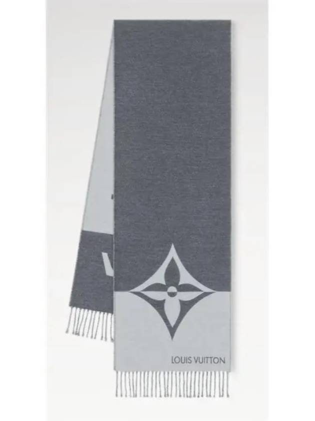 Graphic Dual Scarf Grey - LOUIS VUITTON - BALAAN 2