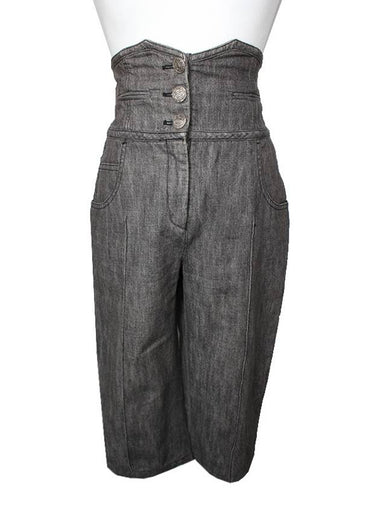 Gray high waist Bermuda pants 44 55 - CHANEL - BALAAN 1