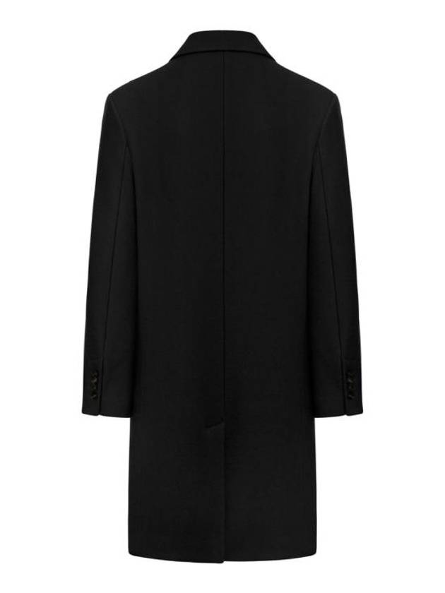 Two Button Wool Single Coat Black - AMI - BALAAN 3