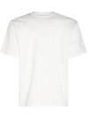 Classic Logo Print Cotton Short Sleeve T-Shirt White - SUNNEI - BALAAN 5